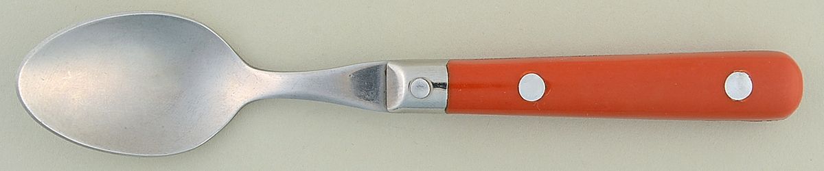 Le Prix-Red (Stainless) Demitasse Spoon by Ginkgo-1