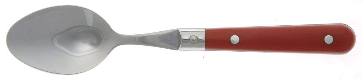 Le Prix-Red (Stainless) Place/Oval Soup Spoon by Ginkgo-1