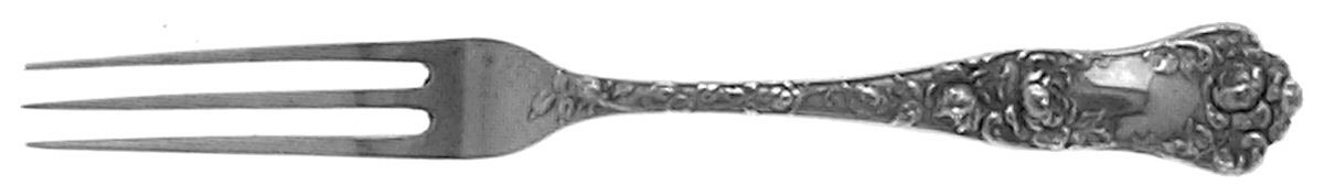 American Beauty (Sterling, 1896, Monograms) Individual Berry Fork by George W Shiebler-1