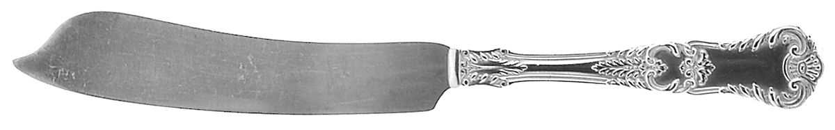 Richmond (Silverplate, 1897, Monograms) Individual Solid Fish Knife by Gorham Silver-1