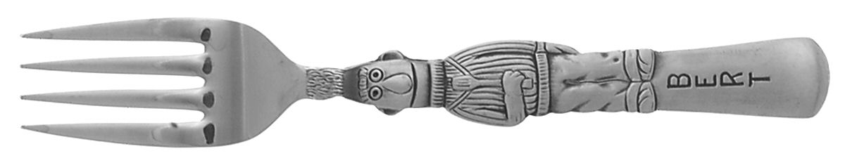 Muppets (Stainless) Youth Fork by Gorham Silver-1