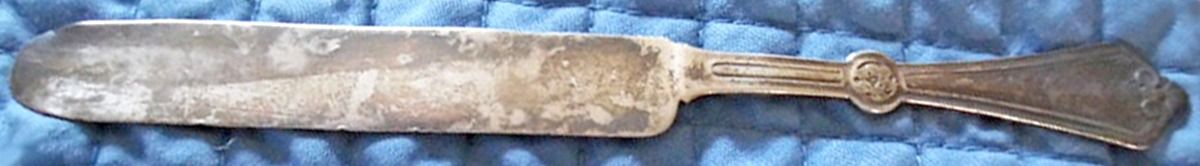 Rosette (Sterling, 1868) Solid Dessert/Tea Knife by Gorham Silver-1