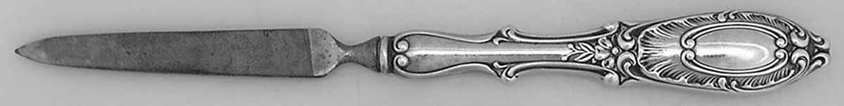 Victorian-Chased (Sterling, Hollowware) Hollow Handle Nail File by Gorham Silver-1
