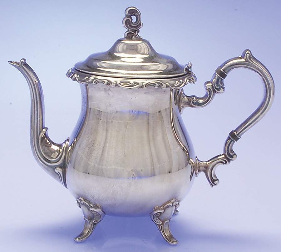 Lady Diane (Silverplate, Hollowware) Teapot by Gorham Silver-1