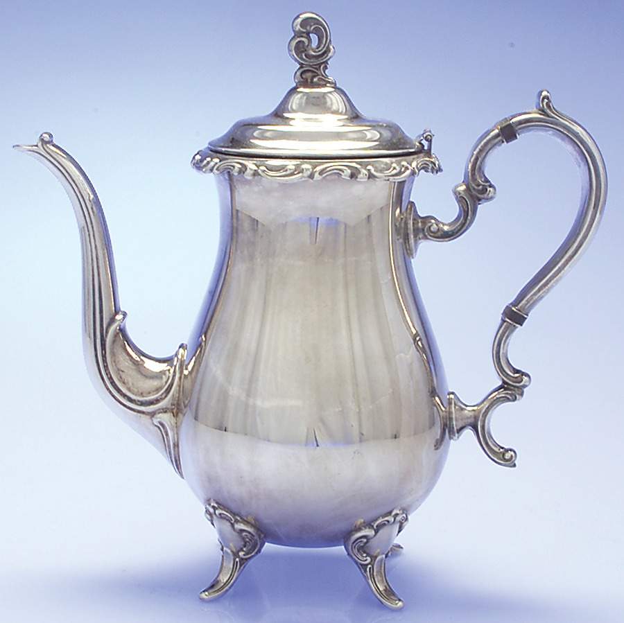 Lady Diane (Silverplate, Hollowware) Silverplate Coffee Pot by Gorham Silver-1