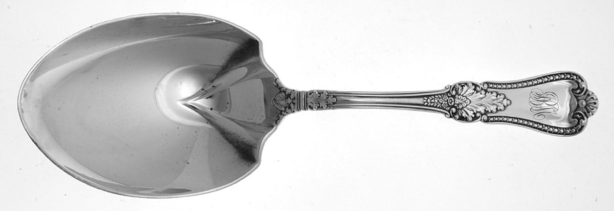 Kensington (Sterling, 1893) Vegetable Serving Spoon (Solid) by Gorham Silver-1