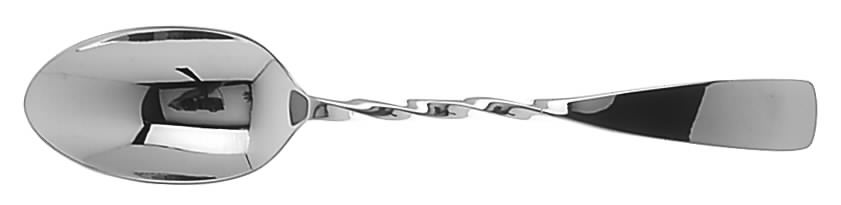 Aura Twist (Stainless) Place/Oval Soup Spoon by Gorham Silver-1