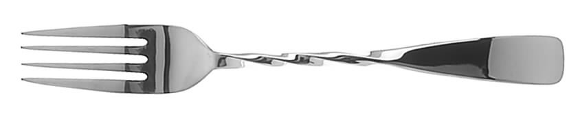 Aura Twist (Stainless) Individual Salad Fork by Gorham Silver-1