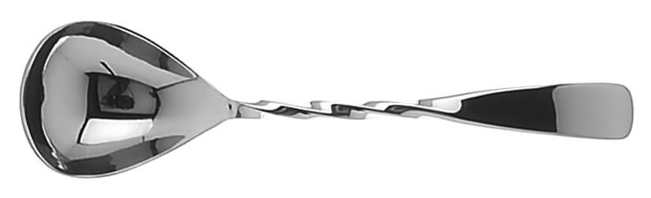 Aura Twist (Stainless) Sugar Spoon by Gorham Silver-1