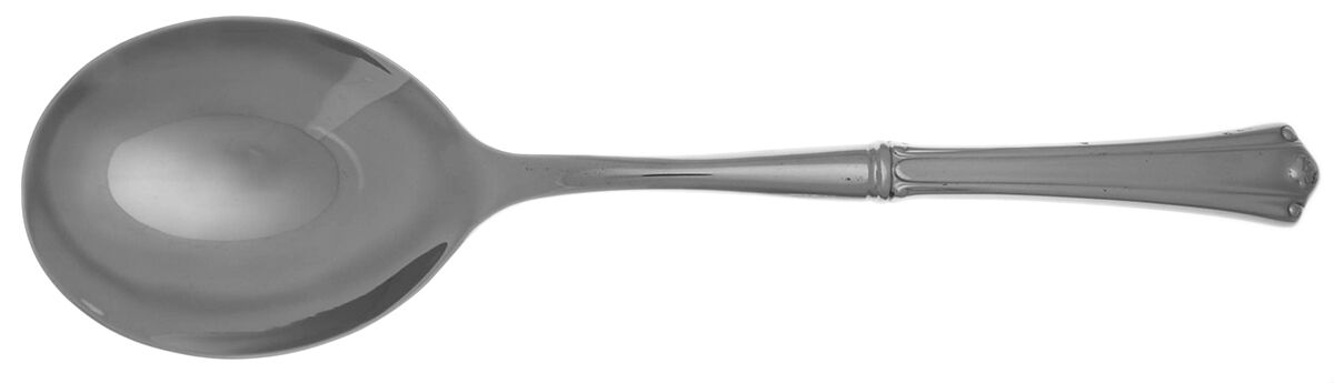 Lady Anne (Stainless) Casserole Spoon with Smooth Stainless Bowl HC by Gorham Silver-1