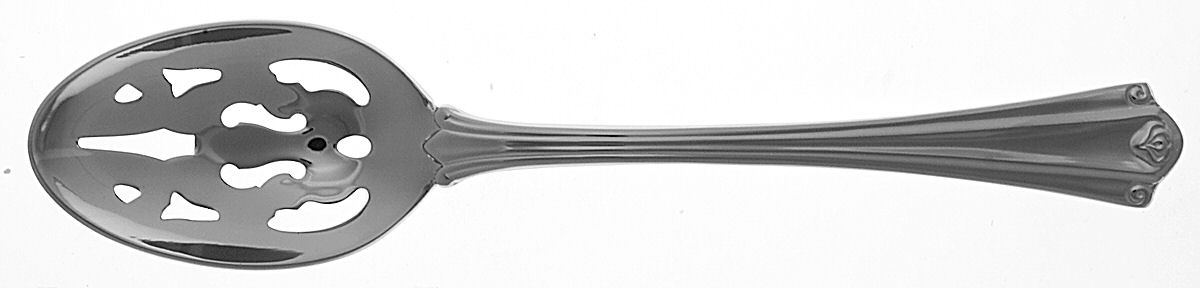 Lady Anne (Stainless) Pierced Tablespoon (Serving Spoon) by Gorham Silver-1