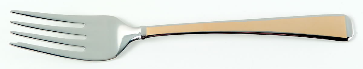 Tristan II Gold Frosted (Gold & Stainless) Individual Salad Fork by Gorham Silver-1