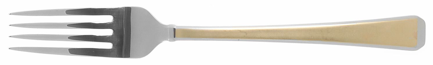 Tristan II Gold Frosted (Gold & Stainless) Fork by Gorham Silver-1