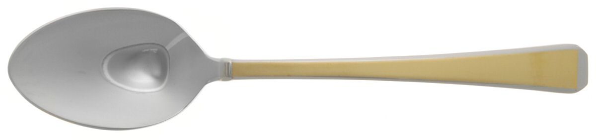 Tristan II Gold Frosted (Gold & Stainless) Place/Oval Soup Spoon by Gorham Silver-1