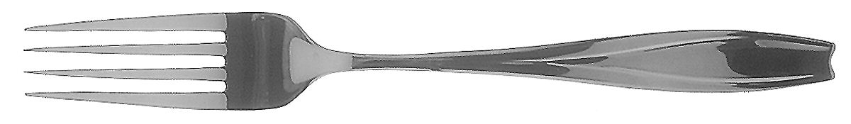 Tulip (Stainless) Fork by Gorham Silver-1