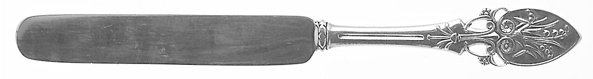 Lily (Sterling, 1870, Monograms) Tea Knife Solid Piece by Gorham Silver-1