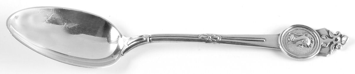 Medallion (Sterling, 1864) Teaspoon by Gorham Silver-1