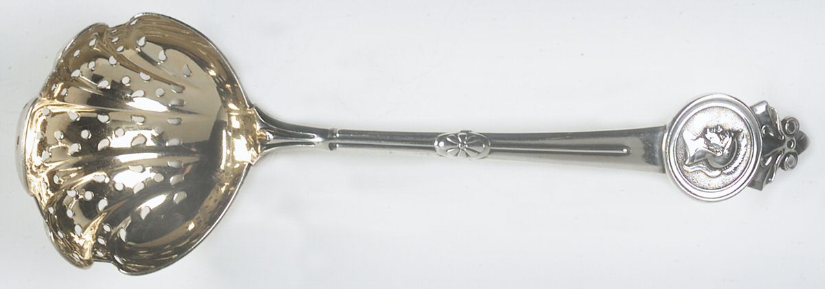Medallion (Sterling, 1864) Large Sugar Sifter by Gorham Silver-1