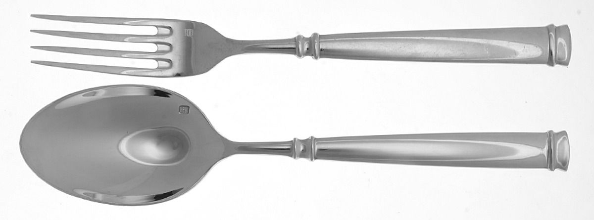 Absolu (Stainless) Solid Serving Set by Guy Degrenne-1