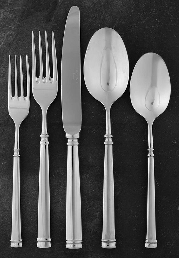 Absolu (Stainless) 5 Piece Place Setting by Guy Degrenne-1