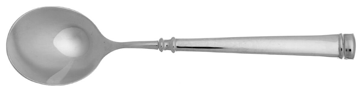 Absolu (Stainless) Round Bowl Soup Spoon (Cream Soup) HC by Guy Degrenne-1