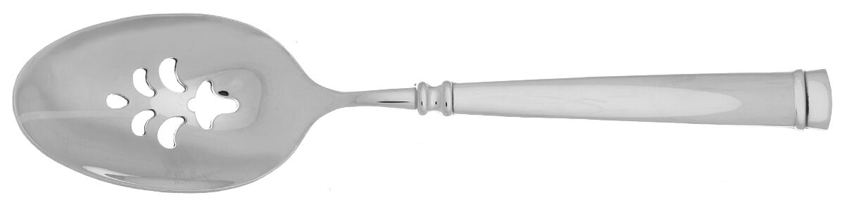 Absolu (Stainless) Pierced Serving Spoon Solid HC by Guy Degrenne-1