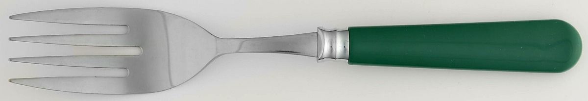Poinsettia-Christmas Charm (Stainless) Solid Serving Fork by Gibson-1