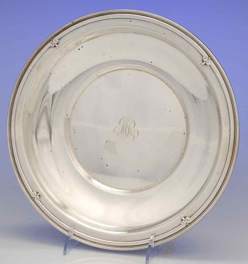 King Albert-Hand Chased(Sterling, Hollowware) 10" Round Vegetable Bowl by Gorham Silver-1