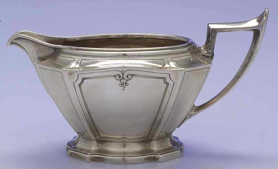 King Albert-Hand Chased(Sterling, Hollowware) Creamer by Gorham Silver-1