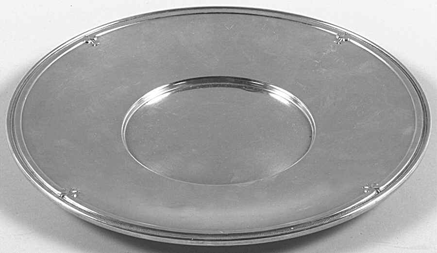 King Albert-Hand Chased(Sterling, Hollowware) 10" Sandwich Plate by Gorham Silver-1