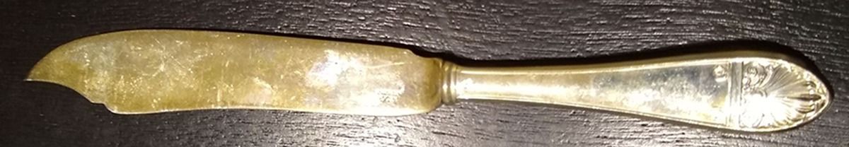 GS42 (STERLING) Individual Solid Fish Knife by Gorham Silver-1