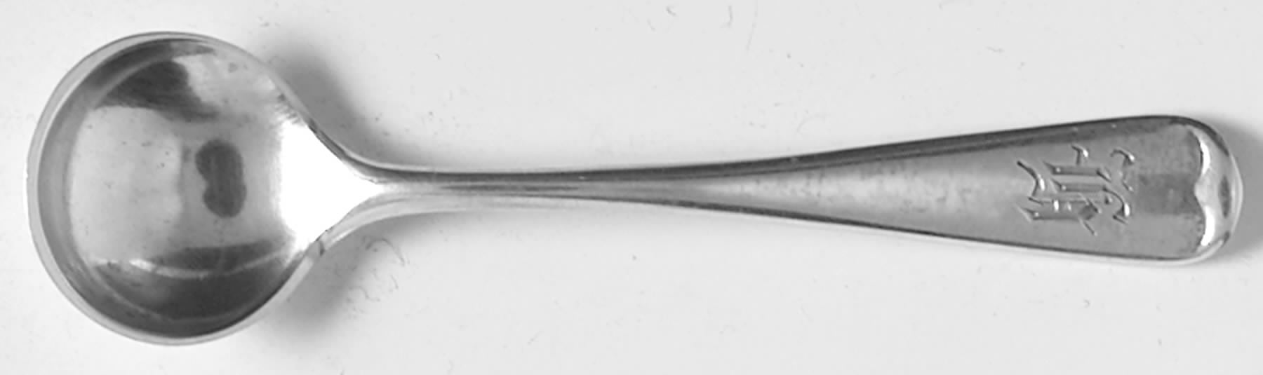 H205 (Sterling) Individual Salt Spoon by Gorham Silver-1