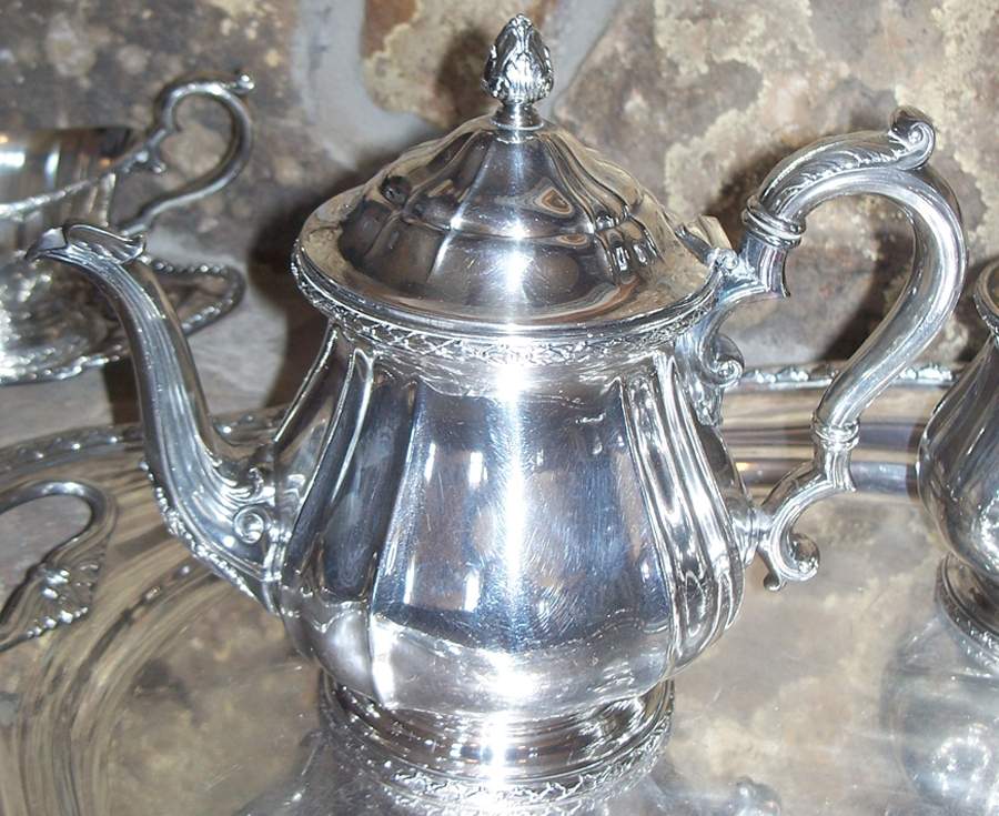 Y901 (Silverplate, Hollowware) Teapot by Gorham Silver-1