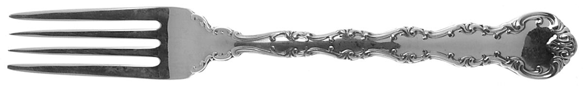 Rococo (Sterling) Fork by Gorham Silver-1