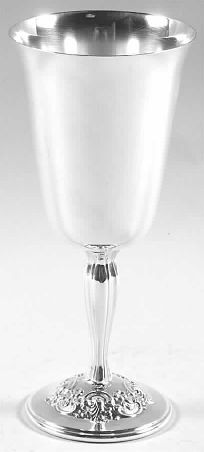 Italian Provincial (Silverplate, Hollowware) Water Goblet by Gorham Silver-1