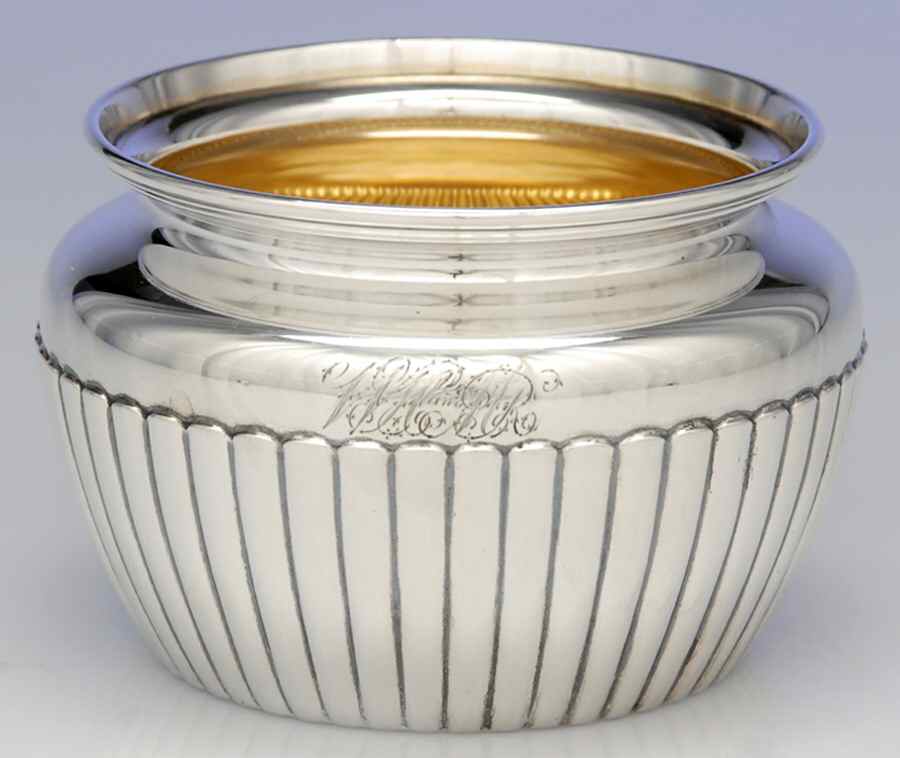 2590 (Sterling, Hollowware, Ribbed) Waste Bowl by Gorham Silver-1
