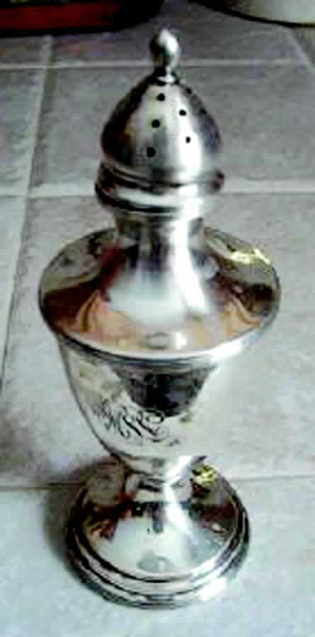 322 (Sterling, Hollowware) Salt Shaker by Gorham Silver-1