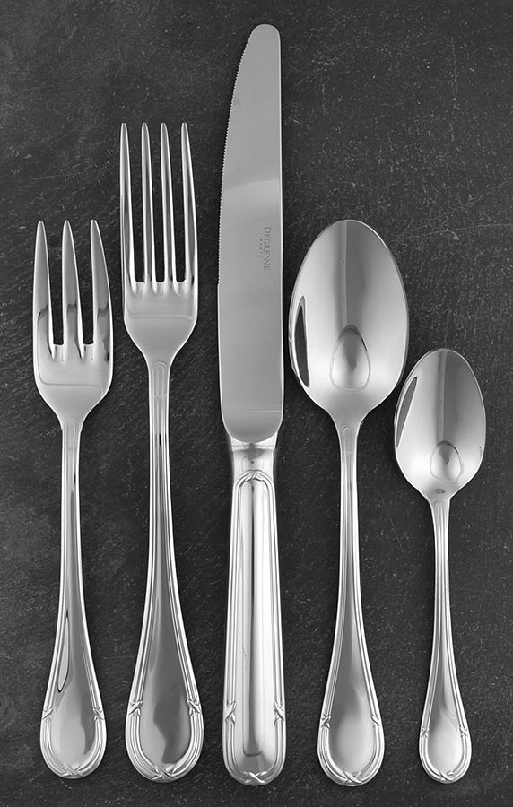 Florencia (Stainless) 5 Piece Place Setting by Guy Degrenne-1