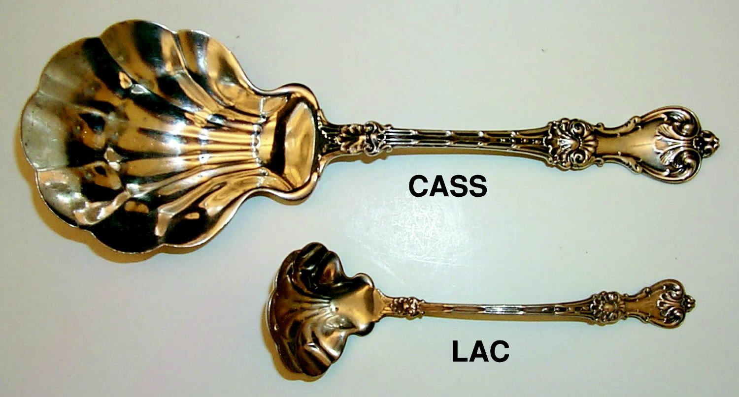 King Edward (Sterling, Shell Motif) Solid Shell Casserole Spoon by Gorham Silver-1