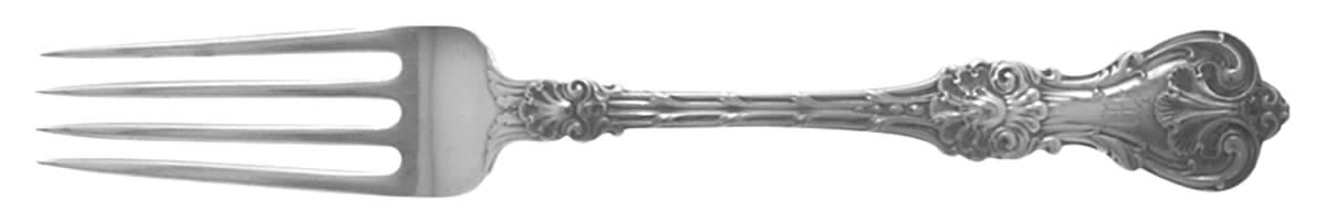 King Edward (Sterling, Shell Motif) Fork by Gorham Silver-1