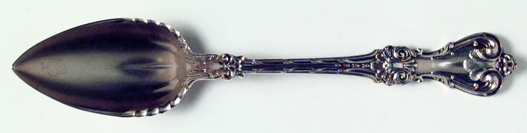 King Edward (Sterling, Shell Motif) Fruit/Orange Spoon by Gorham Silver-1