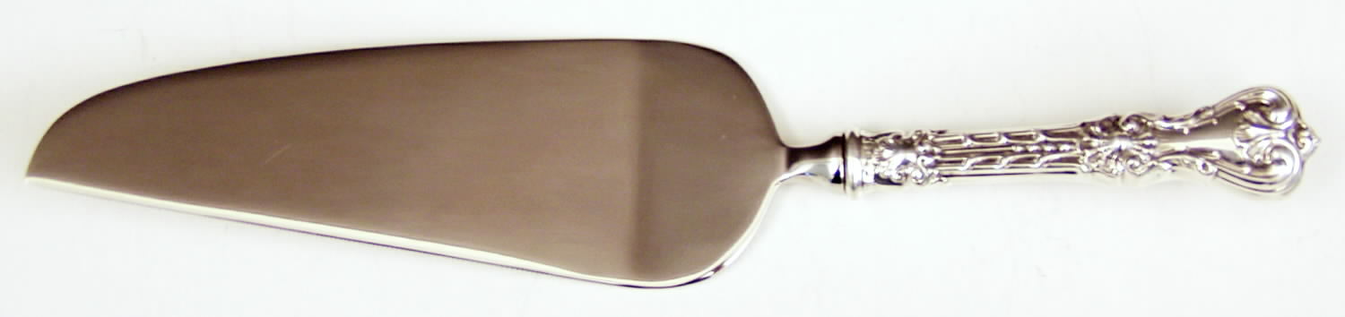 King Edward (Sterling, Shell Motif) Pie & Cake Server with Stainless Blade by Gorham Silver-1