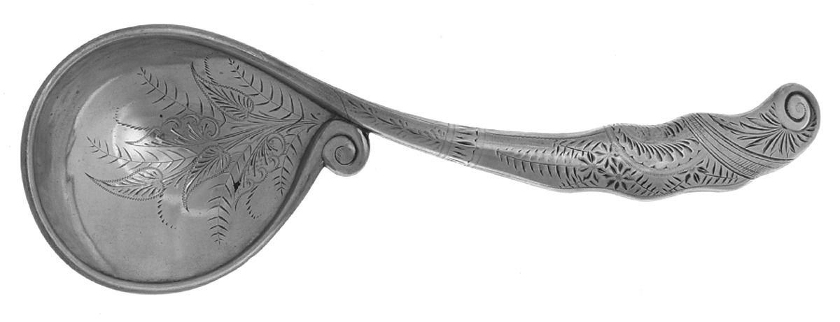 California-Engraved (Sterling) Bright Cut Berry/Casserole Spoon by Gorham Silver-1