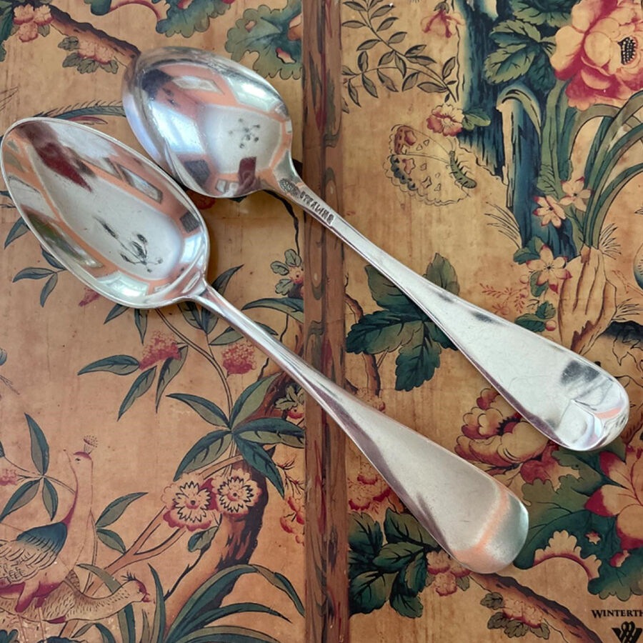 Penn (Sterling, 1880) Dessert/Oval Soup Spoon by George W Shiebler-1