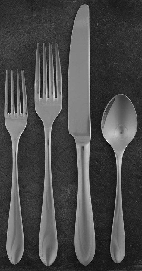 Linden (Stainless) 5 Piece Place Setting by Ginkgo-1