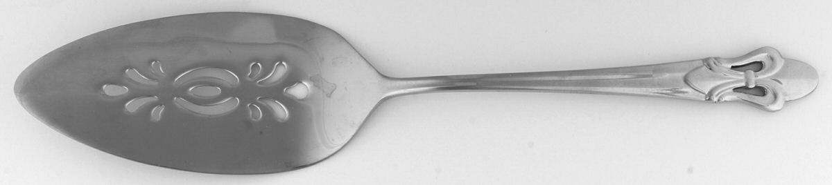 Fleur De Lis (Stainless) Pierced All Stainless Pie Server by Ginkgo-1