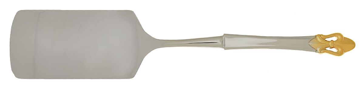 Fleur De Lis (Stainless, Gold Accent) Lasagna Server with Stainless Blade HC by Ginkgo-1