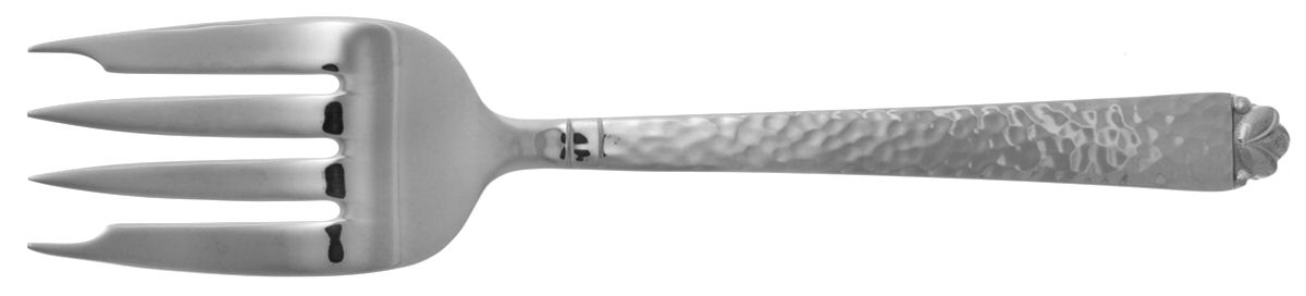 Oakleaf (Stainless) Medium Solid Cold Meat Serving Fork by Ginkgo-1
