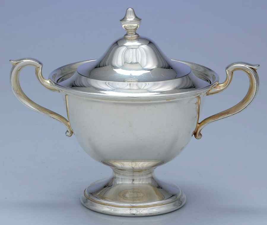 GS Y443 (Silverplate, Hollowware) Sugar Bowl No Lid by Gorham Silver-1