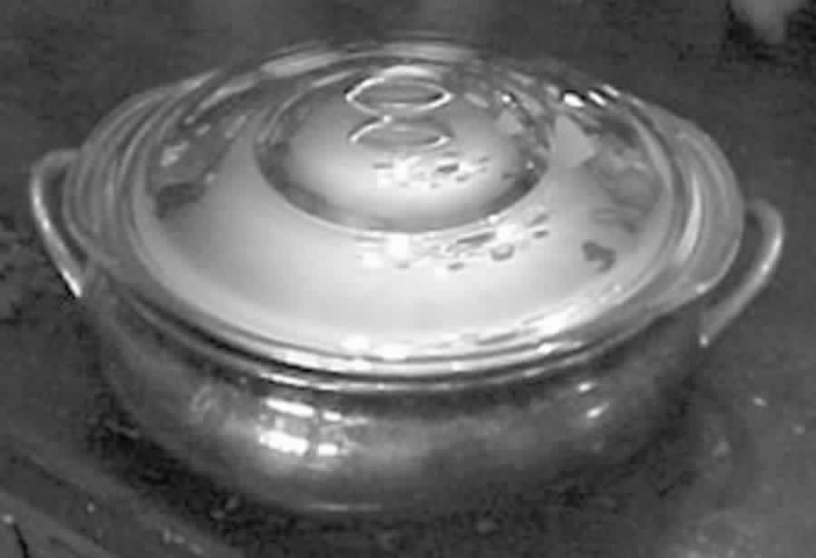 YB159-YB158 (Silverplate, Hollowware) Plated Round Covered Casserole with Glass by Gorham Silver-1